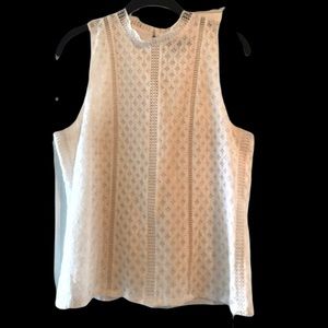 Banana Republic cream top M